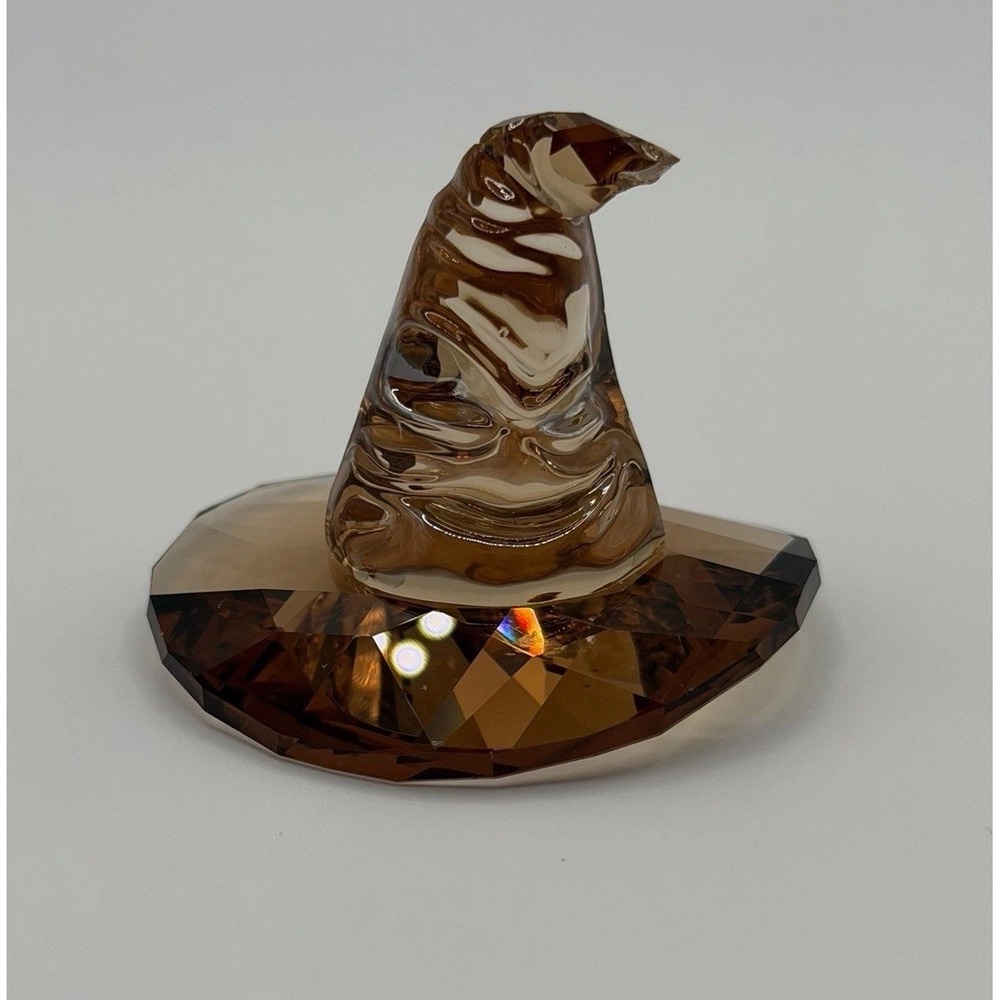 Swarovski Crystal Harry Potter Sorting Hat Figurine 5576712 WBEI Brown - As Is